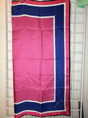 Vineyard vines, printed silk twill John Hancock scarf